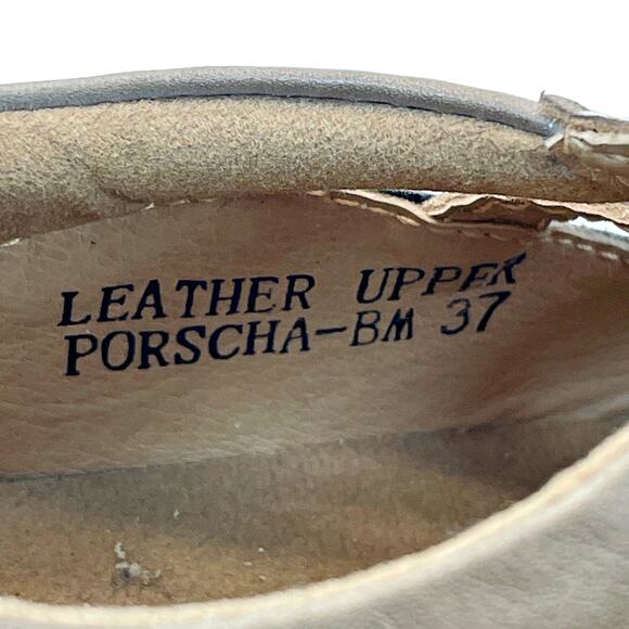 L'Artiste Spring Step Leather Lace-Up Comfort Sneaker Porscha BM 37 6.5-7 - Picture 7 of 8